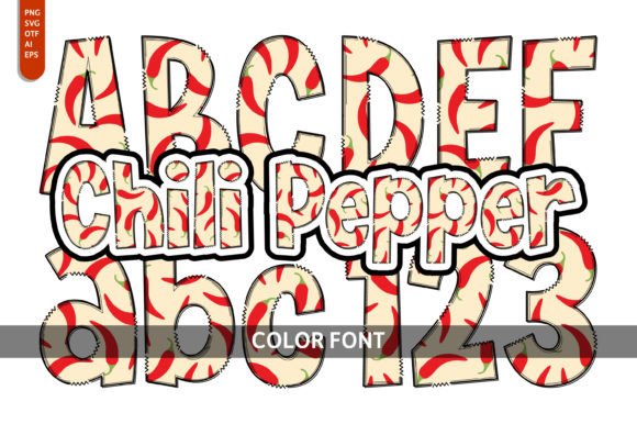 Chili Pepper Font - Featured Image