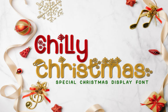Chilly Christmas Font - Featured Image