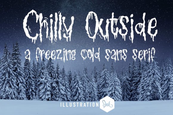 Chilly Outside Font - Featured Image