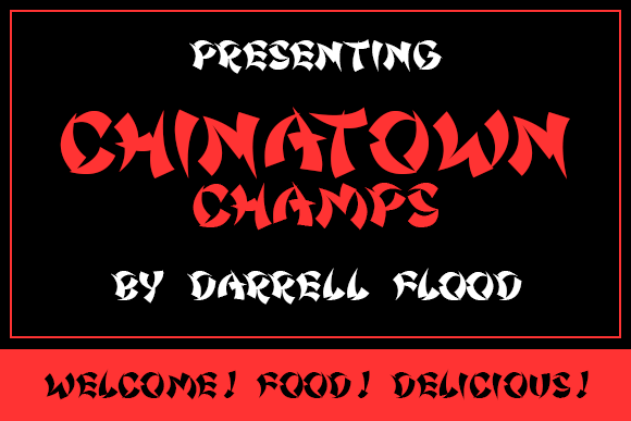 Chinatown Champs Font - Featured Image