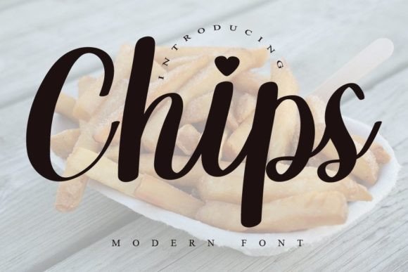Chips Font - Featured Image