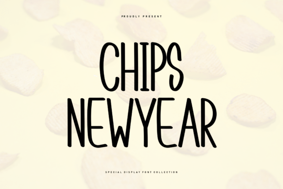Chips Newyear Font - Featured Image