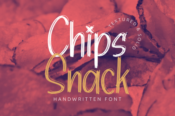 Chips Snack Font - Featured Image