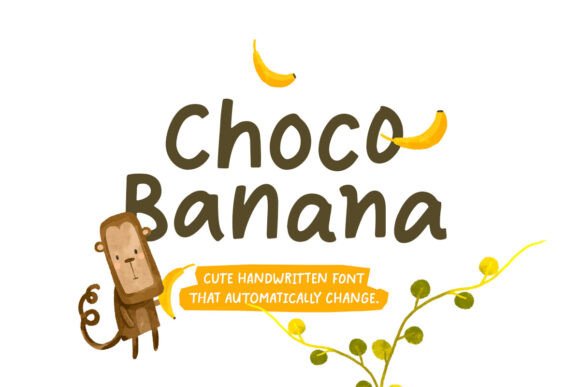 Choco Banana Font - Featured Image