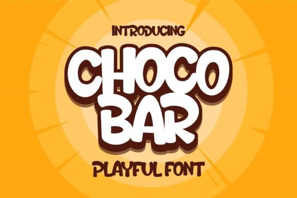 Choco Bar Font - Featured Image