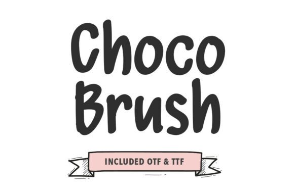 Choco Brush Font - Featured Image