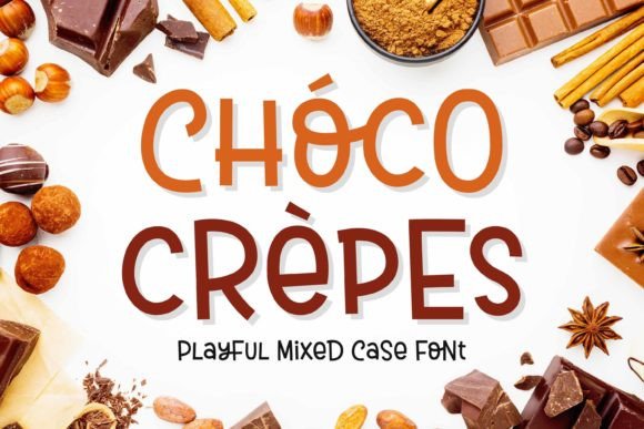 Choco Crepes Font - Featured Image