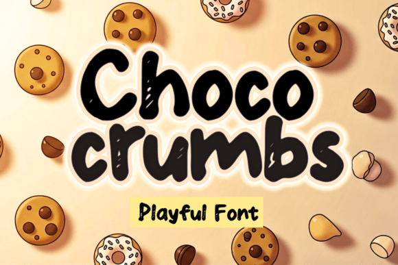 Choco Crumbs Font - Featured Image