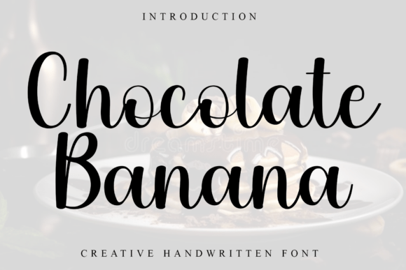 Chocolate Banana Font - Featured Image