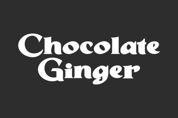 Chocolate Ginger Font - Featured Image