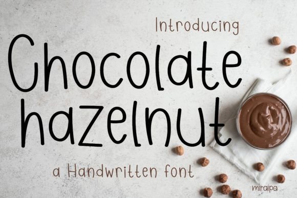 Chocolate Hazelnut Font - Featured Image