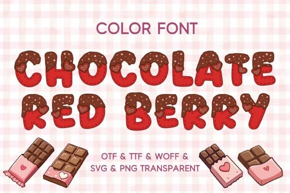 Chocolate Red Berry Font - Featured Image