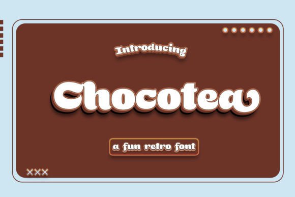 Chocotea Font - Featured Image