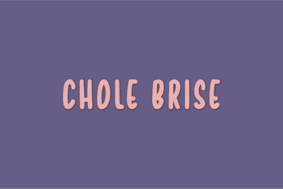 Chole Brise Font - Featured Image