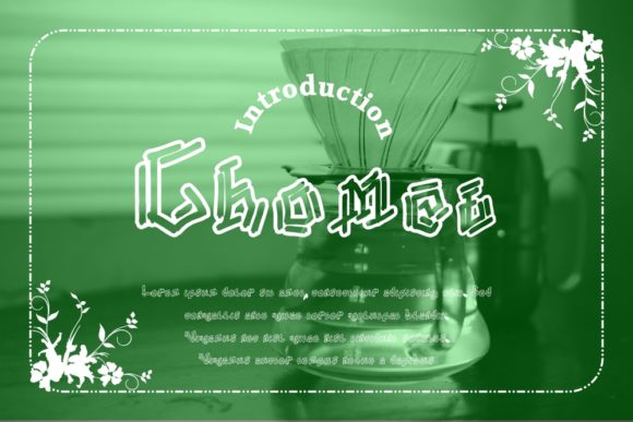 Chomet Font - Featured Image
