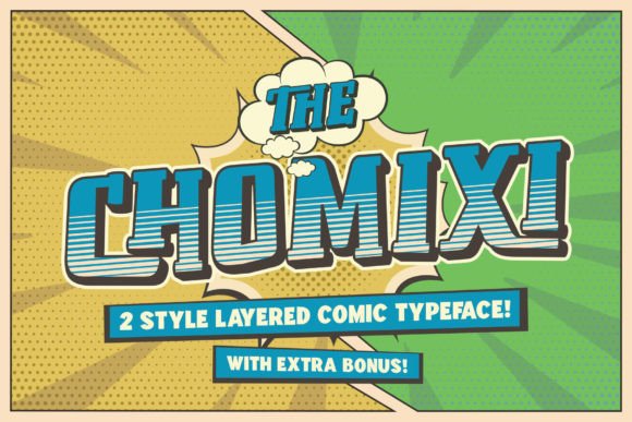 Chomoxi Font - Featured Image