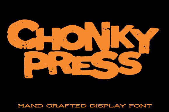 Chonky Press Font - Featured Image