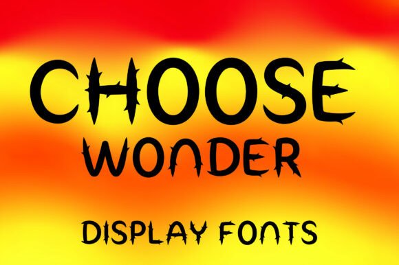Choose Wonder Font - Featured Image
