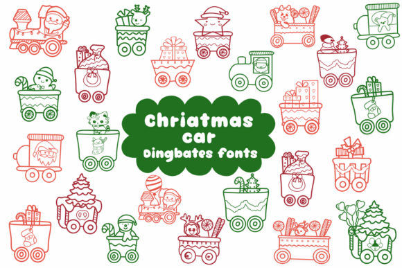 Chriatmas Car Font - Featured Image