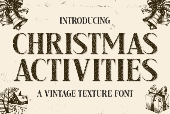 Christmas Activities Font - Featured Image