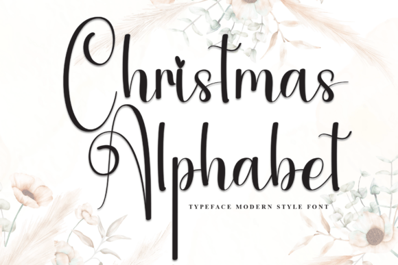 Christmas Alphabet Font - Featured Image
