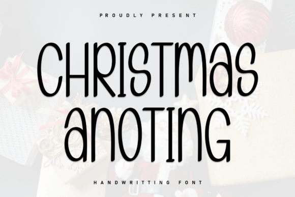 Christmas Anoting Font - Featured Image