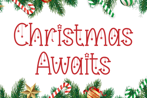 Christmas Awaits Font - Featured Image
