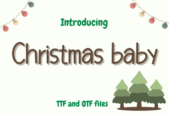 Christmas Baby Font - Featured Image