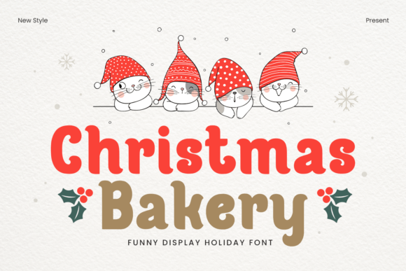 Christmas Bakery Font - Featured Image