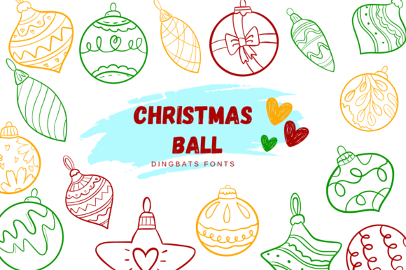 Christmas Ball Font - Featured Image