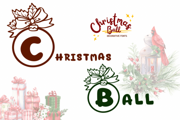 Christmas Ball Font - Featured Image