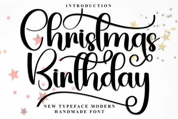 Christmas Birthday Font - Featured Image