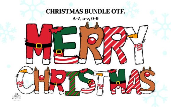 Christmas Bundle Font - Featured Image