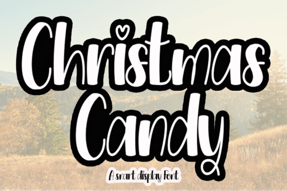 Christmas Candy Font - Featured Image