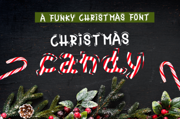 Christmas Candy Font - Featured Image