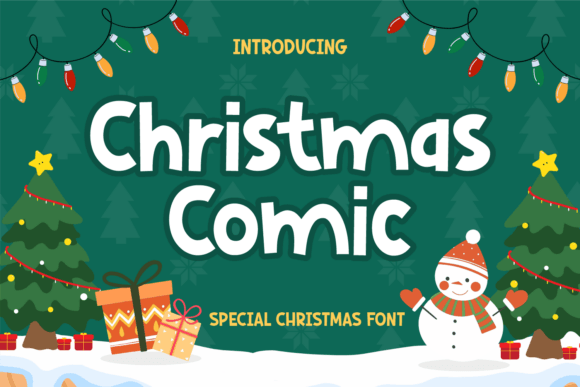 Christmas Comic Font - Featured Image