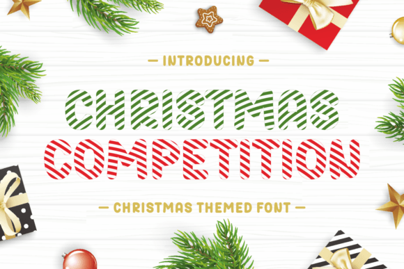 Christmas Competition Font - Featured Image