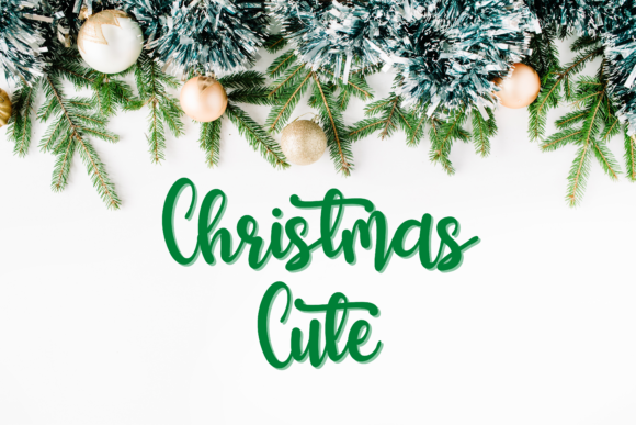 Christmas Cute Font - Featured Image