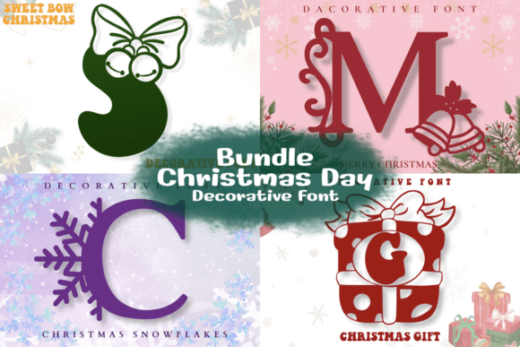 Christmas Day Bundle Font - Featured Image