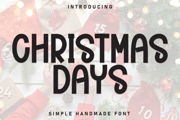 Christmas Days Font - Featured Image