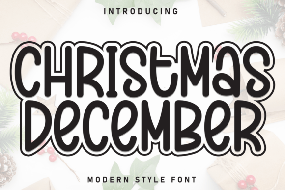 Christmas December Font - Featured Image