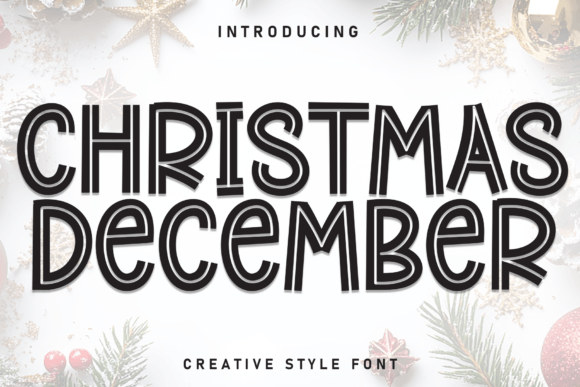 Christmas December Font - Featured Image