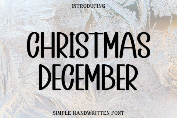 Christmas December Font - Featured Image