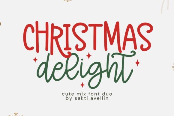 Christmas Delight Font - Featured Image