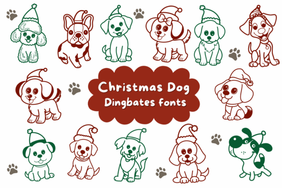 Christmas Dog Font - Featured Image
