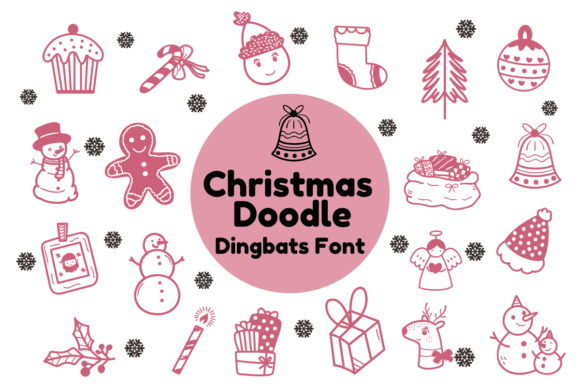 Christmas Doodle Font - Featured Image