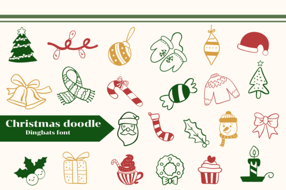 Christmas Doodle Font - Featured Image