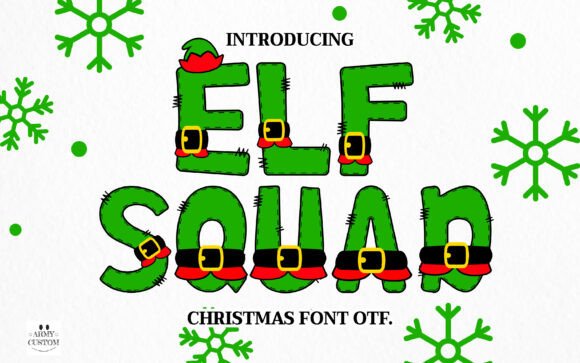Christmas Elf Font - Featured Image