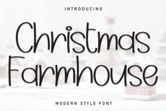 Christmas Farmhouse Font - Featured Image