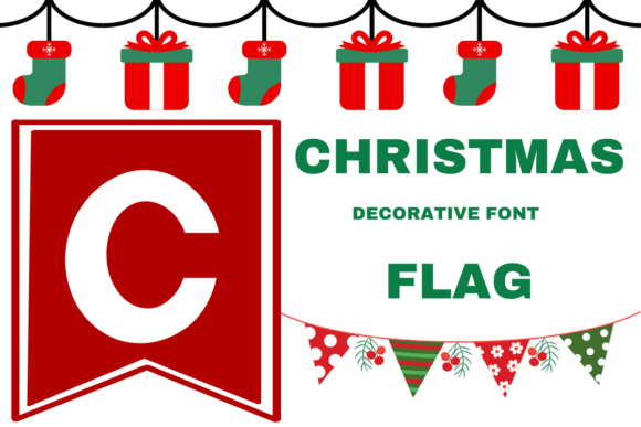 Christmas Flag Font - Featured Image